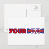 Je moeder briefkaart (Voorkant / Achterkant)