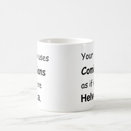 Je moeder gebruikt stripverhalen koffiemok (Center)