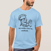 Je moeder houdt van mijn vleesballen t-shirt (Voorkant)