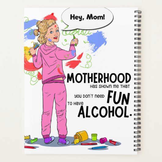 Je moeder is een circusplanner planner (Achterkant)