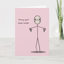 Je moeder is klote kaart