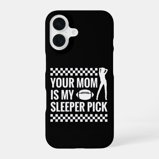 Je moeder is mijn sleeper pick, grappige fantasy f iPhone 16 hoesje (Achterkant)