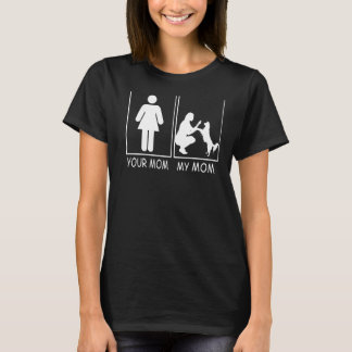Je moeder Mijn mama T-shirt Mam Dog van zoon en do