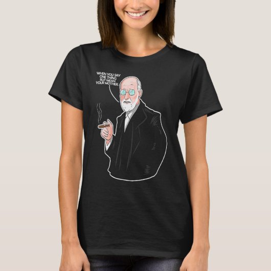 Je Moeder Psychologie & Psychotherapeut T-shirt (Voorkant)