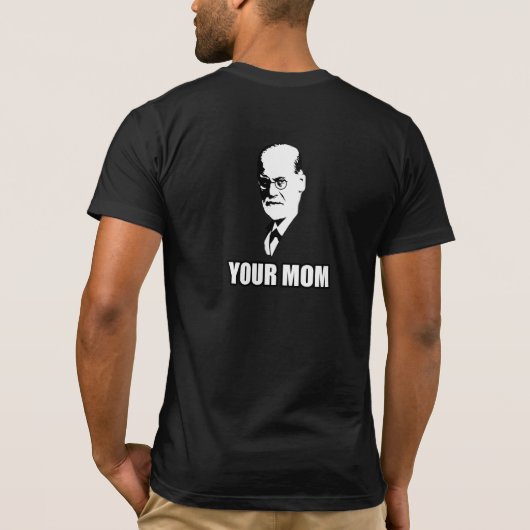 Je moeder - Sigmund Freud T-shirt (Achterkant)