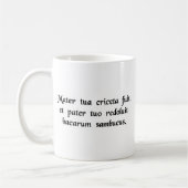 Je moeder was een hamster en je vader...... koffiemok (Links)