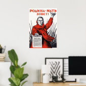 Je moederland vraagt om plicht, Russische oorlog Poster (Thuiskantoor)