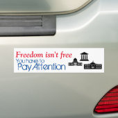 Je moet Bumpersticker opgelet betalen (Op auto)