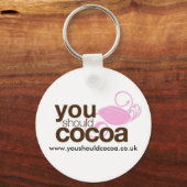 Je moet Cocoa Sleutelhanger (Voorkant)