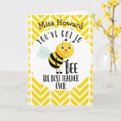 Je moet de beste leraarskaart ooit zijn kaart (Gele Bloem)