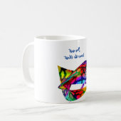 Je moet de Christus worden Koffiemok (Voorkant links)