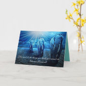 "Je moet de dingen doen" inspirerend olifanten Kaart (Gele Bloem)