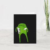 Je Moet De Kikker Accepteren Funny Meme Kaart (Voorkant)