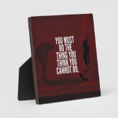 Je moet doen - Workout Motivatie Fotoplaat (Voorkant)