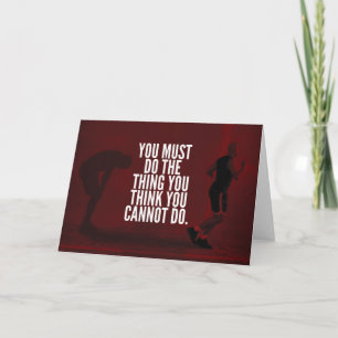 Je moet doen - Workout Motivatie Kaart