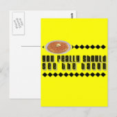 Je moet echt de Bacon zien. Briefkaart (Voorkant / Achterkant)