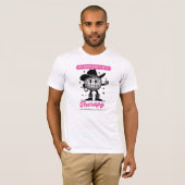Je Moet Echt Naar Therapie - Fondsenwerving T-shirt (Voorkant volledig)