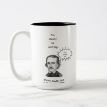 Je moet Edgar Allan Poe mok Mfifeart schrijven