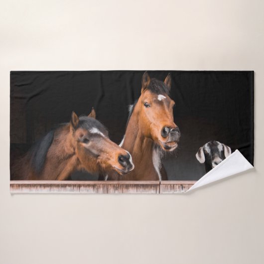 Je moet een grapje maken! badhanddoek (Badhanddoek)