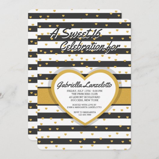 Je moet een hartnodiging hebben kaart (Voorkant / Achterkant)