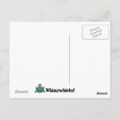 Je moet een hoop kikkers kussen briefkaart (Achterkant)