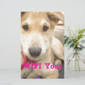 Je moet elke dag je liefde wekken briefpapier (Staand voorkant)