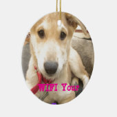 Je moet elke dag je liefde wekken keramisch ornament (Rechts)