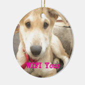 Je moet elke dag je liefde wekken keramisch ornament (Links)