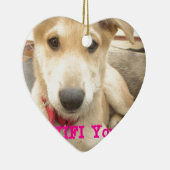 Je moet elke dag je liefde wekken keramisch ornament (Rechts)