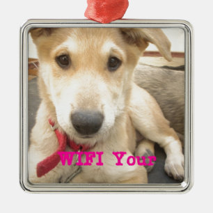 Je moet elke dag je liefde wekken metalen ornament