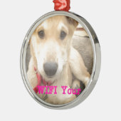 Je moet elke dag je liefde wekken metalen ornament (Links)