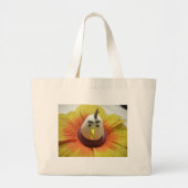 Je moet elke dag met je vogels lopen grote tote bag (Voorkant)