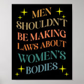 Je moet geen wetten maken over feministische licha poster (Voorkant)