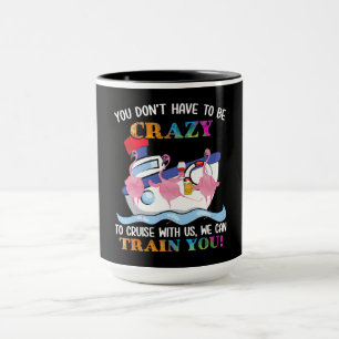 Je moet gek zijn om ons Flamingo te kruisen Mok
