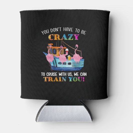 Je moet gek zijn om ons te kruisen. blikjeskoeler (Voorkant)