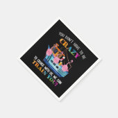 Je moet gek zijn om ons te kruisen. servet (Hoek)