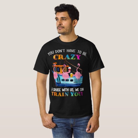 Je moet gek zijn om ons te kruisen. t-shirt (Voorkant volledig)