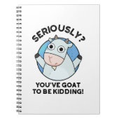 Je moet grappige dierenwoordspeling maken notitieboek (Voorkant)