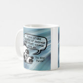 Je moet hard werken voor succes koffiemok (Voorkant links)