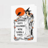 Je moet het feest bijwonen kaart (Voorkant)