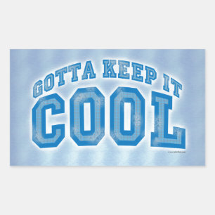 Je moet het gewoon leuk houden Cool Spreuk Ontwerp Rechthoekige Sticker