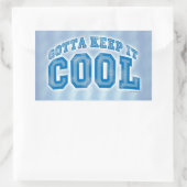 Je moet het Gezegde goed laten passen Rechthoekige Sticker (Tas)