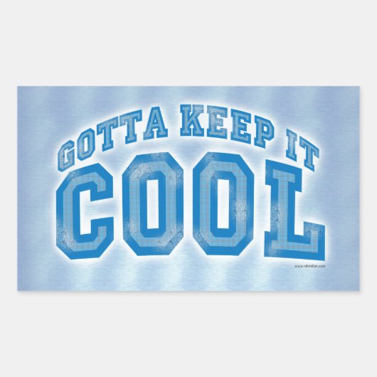 Je moet het Gezegde goed laten passen Rechthoekige Sticker (Voorkant)