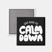 Je moet het Gezegde van de Typografie-grappigheid  Magneet (Voorkant / Achterkant)