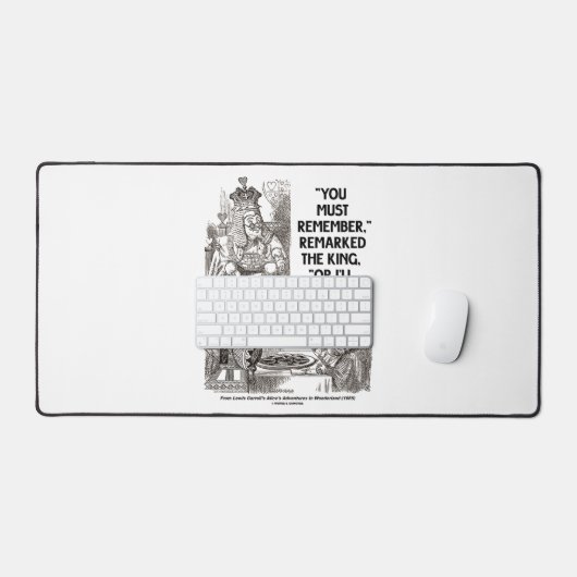 Je moet het onthouden, anders laat ik je executere bureaumat (Keyboard & Muis)