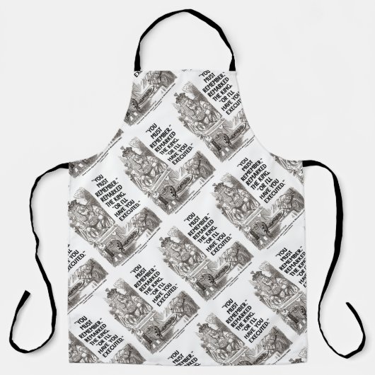 Je moet het onthouden, anders laat ik je executere schort (Voorkant)