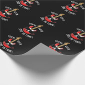 Je moet in Tune Funny Guitar Pun Dark BG blijven Cadeaupapier (Hoek)