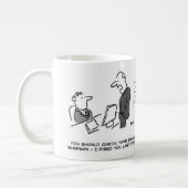 Je moet je e-mails checken - ik heb je vrijdag ont koffiemok (Links)