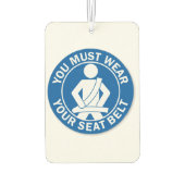 Je moet je gordelluchtverfrisser plaatsen luchtverfrisser (Achterkant)