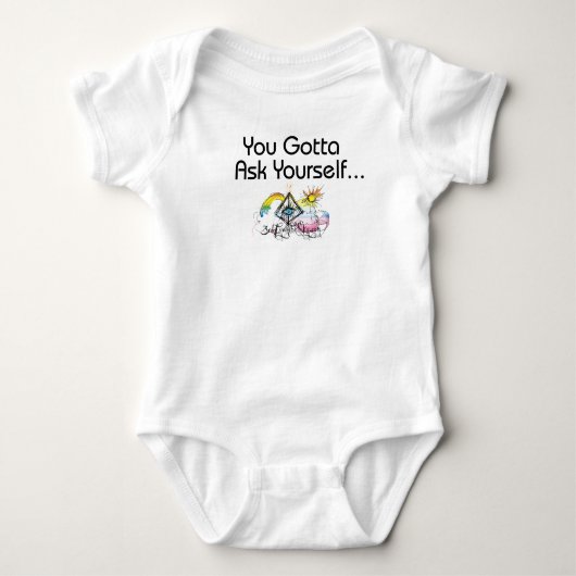 Je moet jezelf vragen t-shirt (Voorkant)